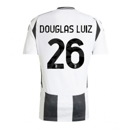 Fotbalové Dres Juventus Douglas Luiz #26 Domácí 2024-25 Krátký Rukáv